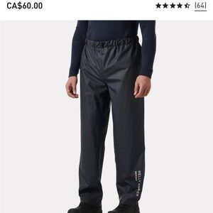 Men’s Helly Hansen Workwear Voss rain pants - small